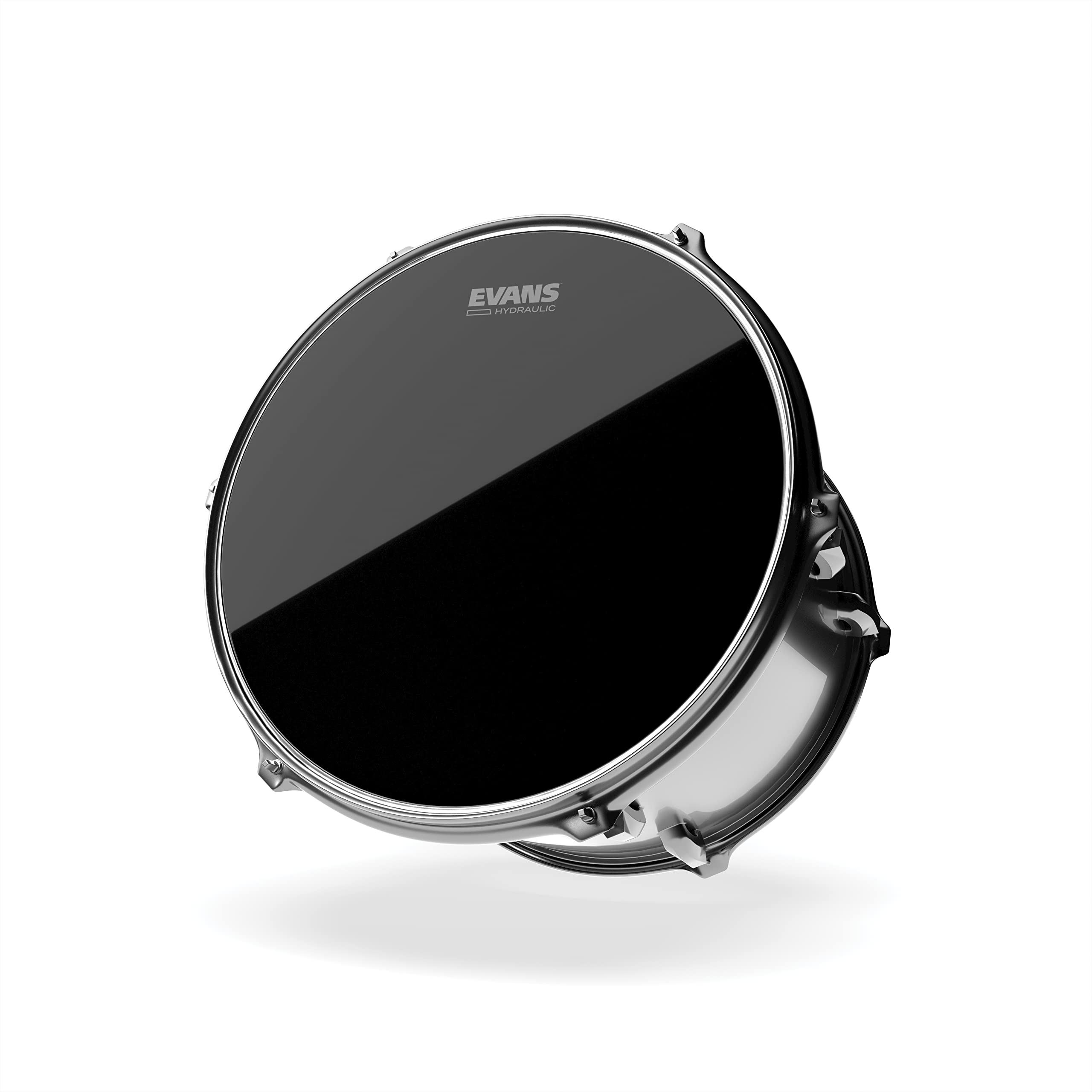 Evans Drum Heads   Hydraulic Black Tom Drumhead, 12 Inch